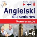 nauka języków obcych: Angielski dla seniorów. Konwersacje - pakiet - audiokurs + ebook