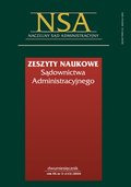 e-prasa: Zeszyty Naukowe Sądownictwa Administracyjnego – e-wydanie – 2/2024