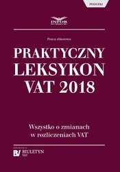 : Praktyczny leksykon VAT 2018 - ebook