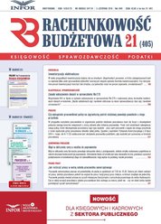 : Rachunkowość Budżetowa - e-wydanie – 21/2016
