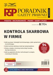 : Poradnik Gazety Prawnej - e-wydanie – 8/2022