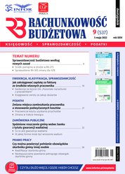 : Rachunkowość Budżetowa - e-wydanie – 9/2022