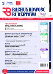 : Rachunkowość Budżetowa - e-wydanie – 11/2022