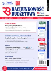 : Rachunkowość Budżetowa - e-wydanie – 18/2022