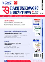 : Rachunkowość Budżetowa - e-wydanie – 24/2022