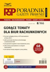 : Poradnik Gazety Prawnej - e-wydanie – 8/2023